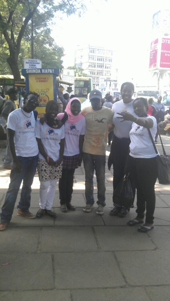 With the StreetLife Care org volunteers and members.