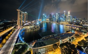 Singapore cityscape shot by Cheong (photograph rights exclusive to Daniel Cheong photography).