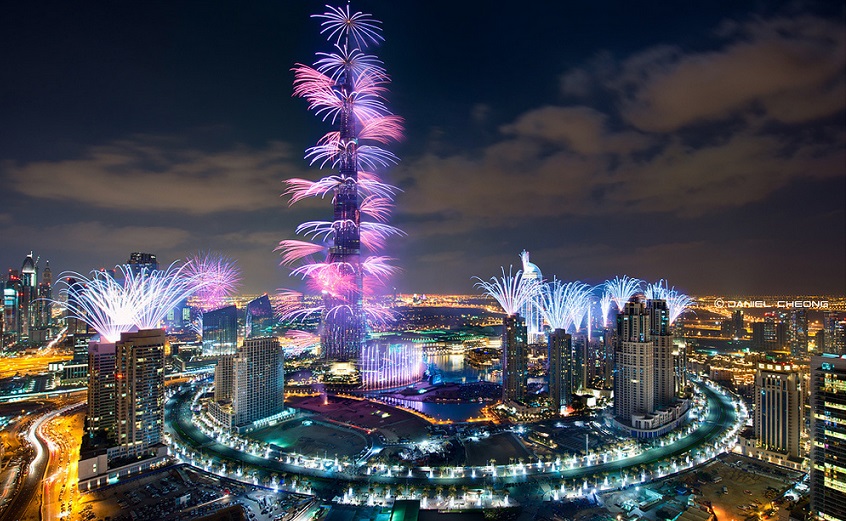 Dubai cityscape shot by Cheong (photograph rights exclusive to Daniel Cheong Photography).