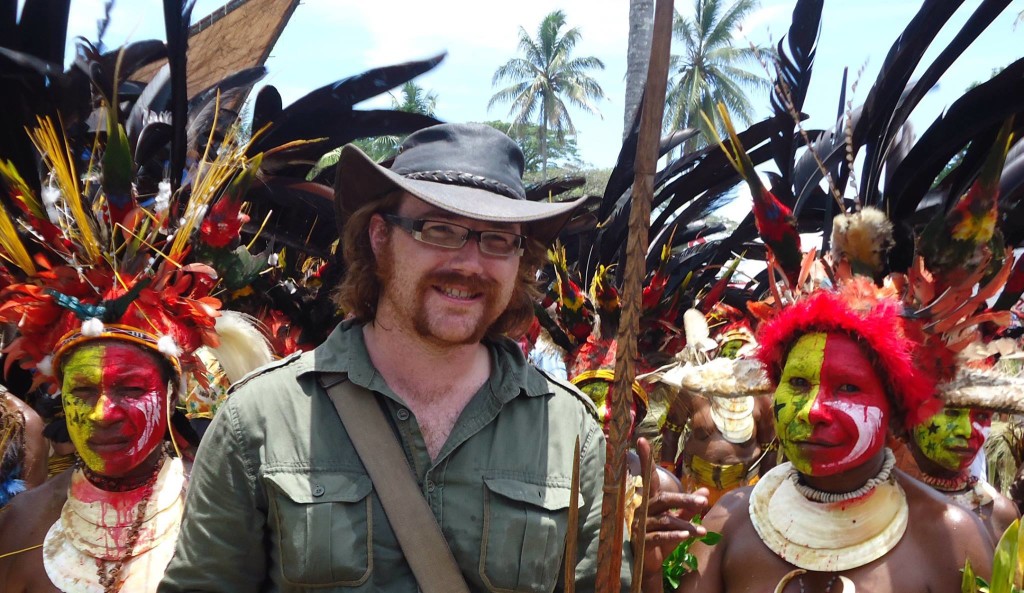 Graham in Papua New Guinea. 