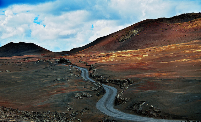 Timanfaya National Park image by Raul A.-, shared under a Creative Commons Licence