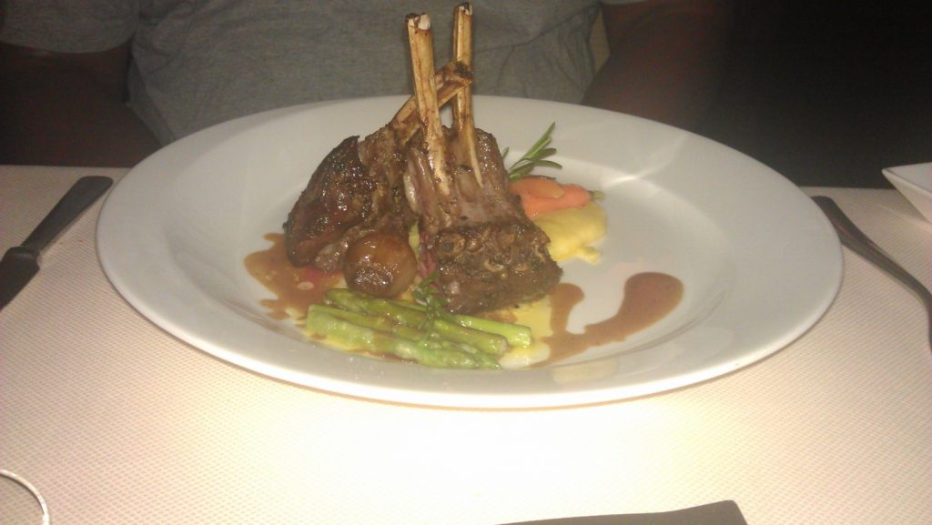 Rack of Lamb cooked to perfection. 