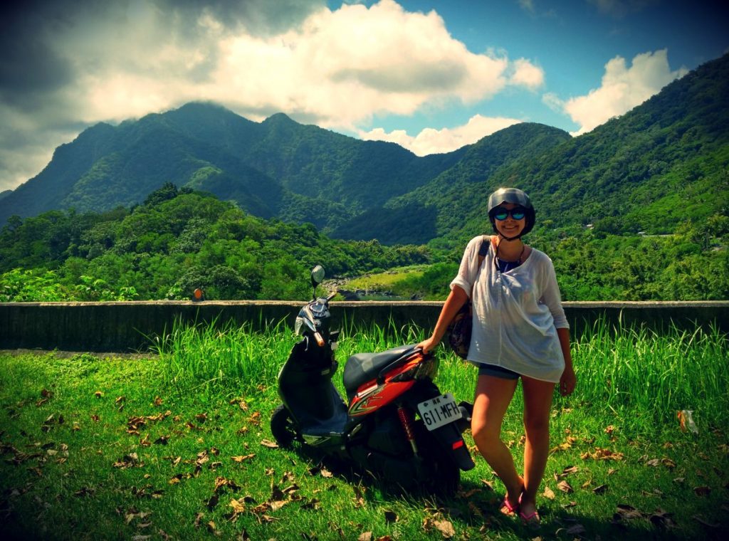 Teacake Motorbiking through Taiwan.