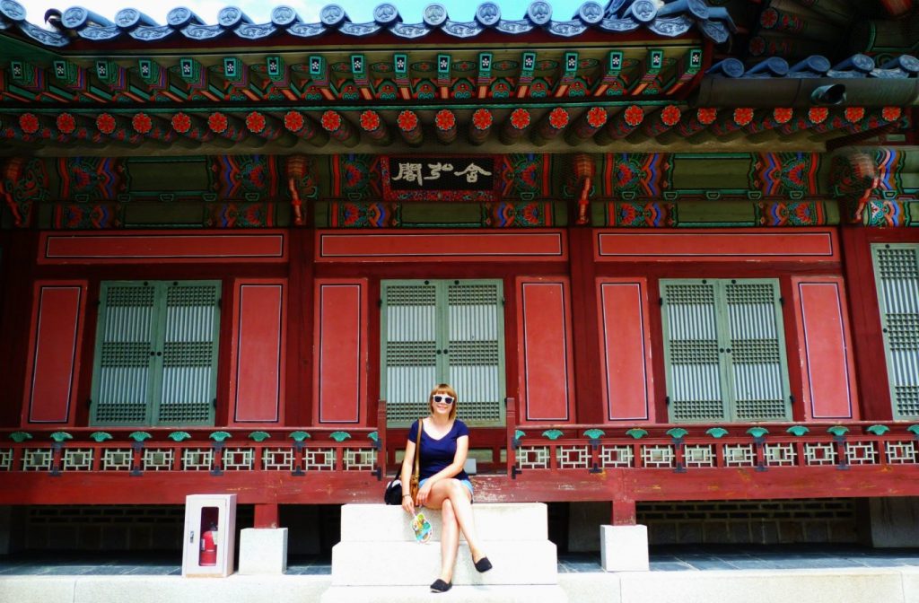 Teacake Exploring Palaces in Seoul Korea.