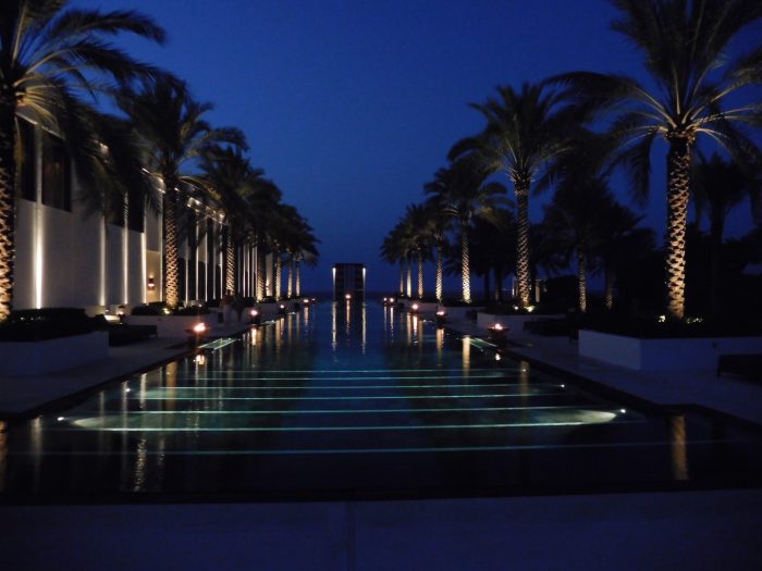 The night views of the pool give me life!