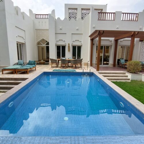 View of my private pool at Al Messila. 