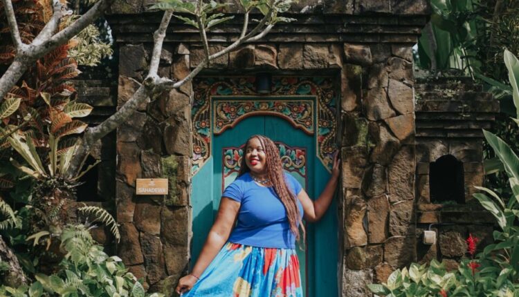 Myself standing in front of my villa in Bali, Indonesia.